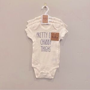 RAE DUNN 3-Piece Onesie Set